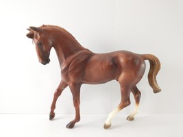 Vintage 1996 BREYER / REEVES Traditional Brown Horse Model Figure CLEAN - $29.95