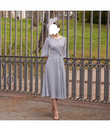 O-Neck  Knee Length  Chiffon  3/4 Sleeves Exquisite Shining Mother of th... - $88.00