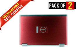 Lot X 2 Dell Vostro V131 Red Lcd Back Cover Lid Rear Bezel No Hinges 2PPM4 CF6GC - $82.99