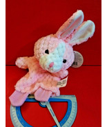Pink Bunny Hand Puppet Goffa Pastel Handpuppet Pretend Play Soft Plush T... - $4.74