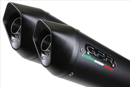 GPR Exhaust Yamaha R1 2009-2014 Pair Homolog Slip-On Furore Nero - $765.00