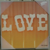 Target Wall Art - 12" X 12" X 1.3" - Love -BRAND New Great Design And Color - $21.77