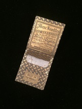 Vintage RARE Sharp & Son nickel plated3/9 sharps needle pack image 3