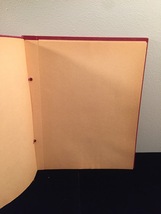 Vintage 50s rope bound scrapbook covers with some blank pages inside image 7