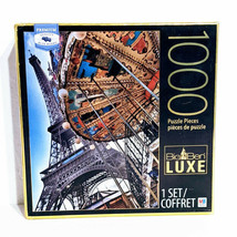 Eiffel Tower and Carousel Big Ben Luxe 1000 Piece Jigsaw Puzzle - $9.74