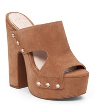 Women&#39;s Jessica Simpson Wynne Sandals, Sizes 6-10 Dakota Tan Lux Suede J... - $99.95