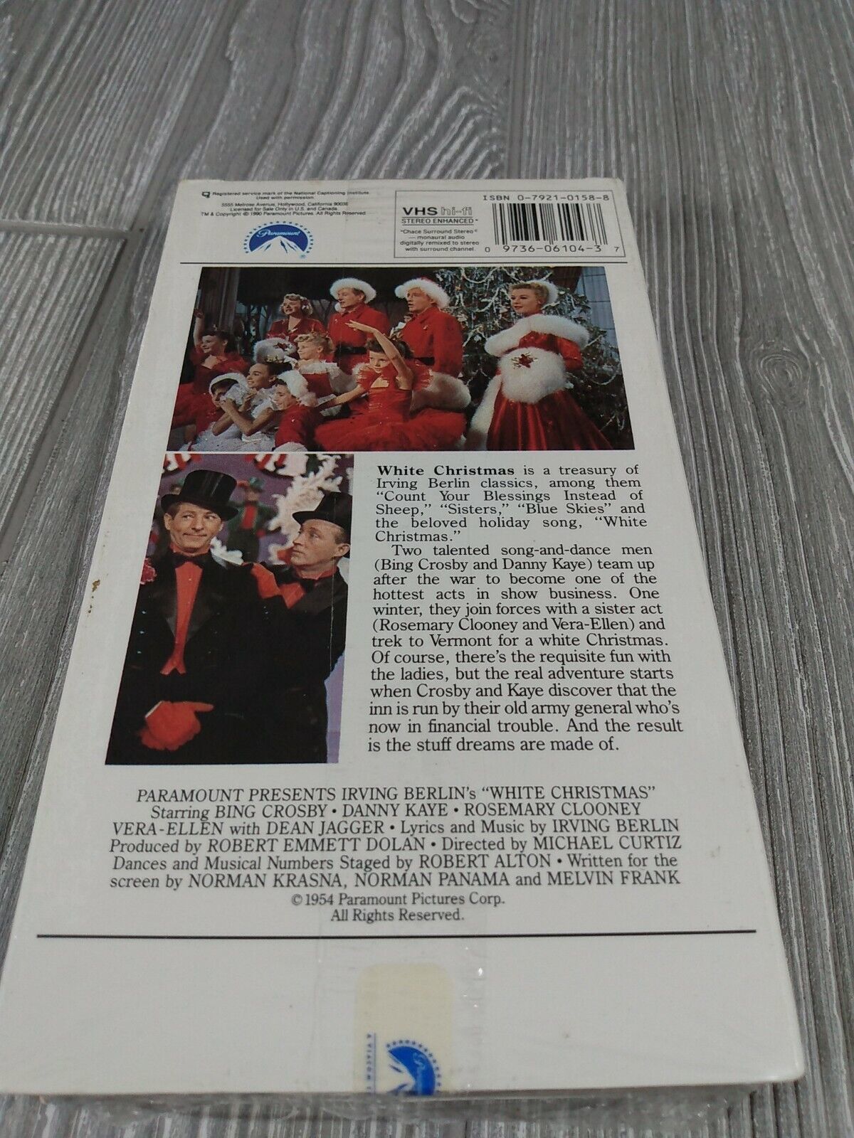 White Christmas (VHS) Bing Crosby Rosemary Clooney Danny Kaye Vera ...