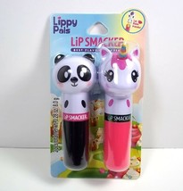 Lip Smacker Lippy Pals 2 pack lip balm Cuddly Cream Puff & Unicorn Magic flavors - $12.82