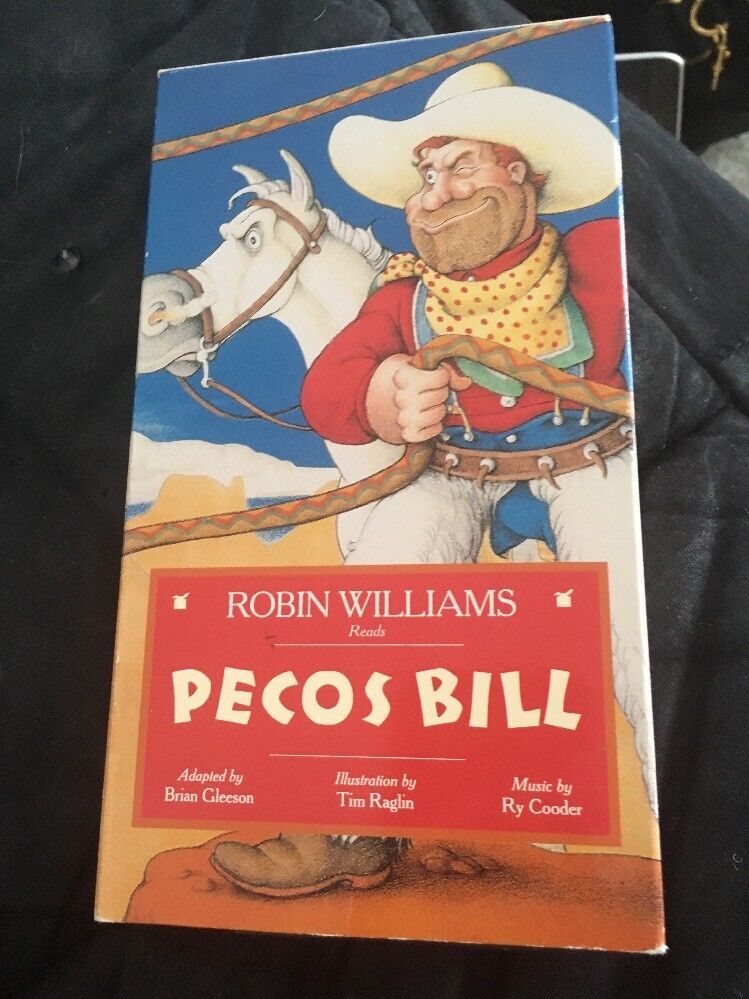 The Story Of Pecos Bill VHS Robin Williams Ry Cooder Conejo Orejas