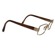 Nine West NW1038 Taupe Crystal Rhinestone Eyeglasses Frame Flex Hinge 53 16 135 - $34.99