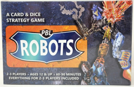 PBL Robots A Card & Dice Strategy Game 1st Edition 1 of 5000 Hidden Ladder Games - $5.35