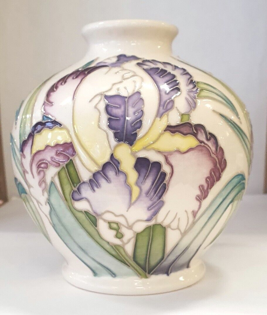 Moorcroft Pottery - Iris Japonica - Vase 41/4 - Numbered Edition ...