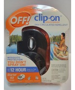 OFF! Clip-On Fan Circulated Mosquito Repellent Starter Kit Color Black R... - $25.00