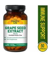 Country Life Grape Seed Extract 100 mg (veg Caps), 50-Count - $22.26