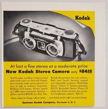 1955 Print Ad Kodak Stereo 3-D Cameras Made in Rochester, New York - $9.88