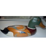 Vintage Decorative Wooden Mallard Duck - $7.99