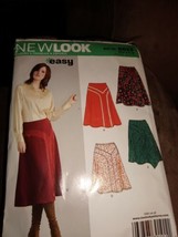 Cut New Look Pattern 6623 Skirt Size 8-18 - $6.50