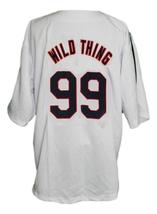 Wild Thing Rick Vaughn Major League Movie Button Down Baseball Jersey Any Size image 2