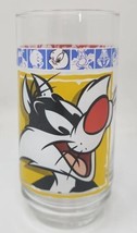 1999 Looney Tunes Drinking Glass Sylvester the Cat Warner Bros.16oz W4 - $16.99