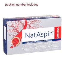Nataspin Control Good Cholesterol Blood Circulation 30Caps Vascular Syst... - $27.84