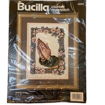 Bucilla Praying Hands 40253 Counted Cross Stitch 9x12 in - $26.08