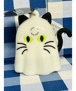 Bath &amp; Body Works 2021 Halloween Ghost Kitty Cat keychain holder pocket ... - $14.84