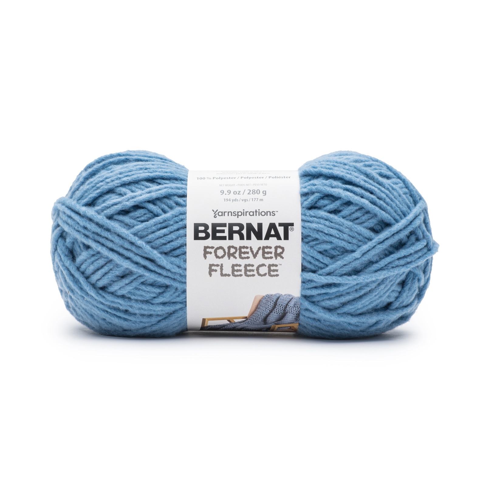 Bernat-super Value Solid Yarn. 1 Skein True Grey 7oz -  Denmark