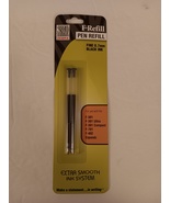 Zebra F Series Pen Ink Refill 2 Pack Fine 0.7mm Black Ink Factory Sealed... - $9.99