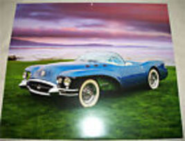 1954 Buick Wildcat II car print (blue, no top) - $6.00