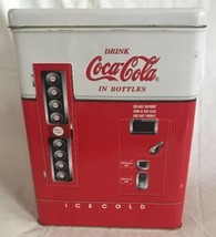 GREAT 1997 ADVERTISING TIN FROM COCA COLA - BOTTLE DISPENSING MACHINE - $9.99