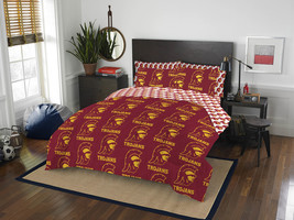 USC Trojans Full Bed in a Bag Comforter Set 7 Piece Official NCAA - $71.27