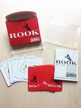 1963 ROOK (The Game of Games) Red Box Card Set in acrylic case