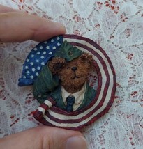 Boyds Bears 2005 Soldier Bear Brooch or Pin Patriotic FREE US SHIPPING  - $11.29