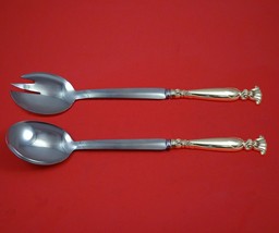 Romance of the Sea by Wallace Sterling Silver Salad Serving Set Modern Custom - $186.22
