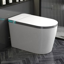 Luxury Smart Toilet with Auto Open/Close Lid, Auto Flush, Warm Water - W... - $724.88