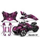 CAN-AM BRP SPYDER F3 GRAPHICS KIT CREATORX DECALS SPIDERX PINK - $349.16