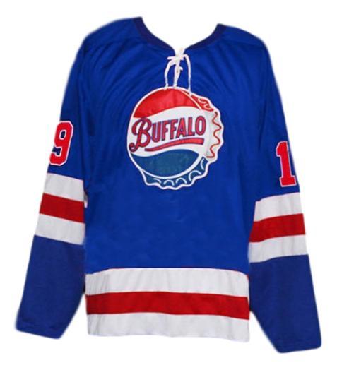 Buffalo bisons retro hockey jersey blue   1