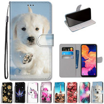For Samsung Galaxy A10 A20S 20E A5 Case Pattern Wallet Leather Shockproof Cover - $52.85