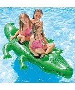 Inflatable Giant Alligator~Children Ride On Toy~Floating, Kids Pool Beach Play - $27.71