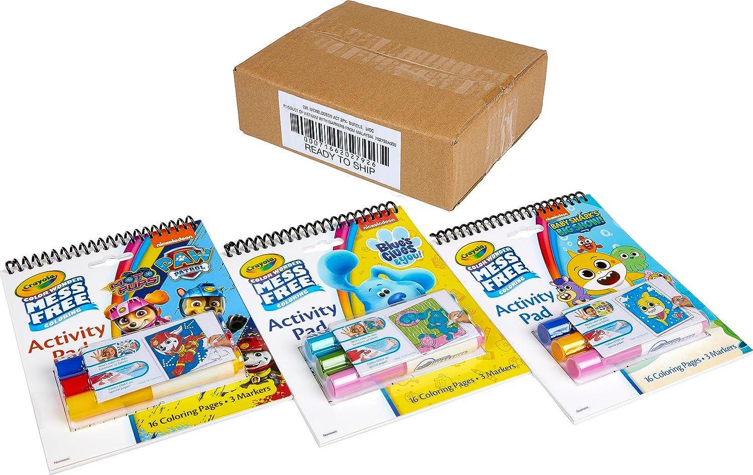 Craytastic! 100 Bulk Crayons (25 Sets of 4 Packs) - Bulk Pack of Crayons for Classroom, Kids, Party Favors, Travel Crayon Packs, Non Toxic Crayons 