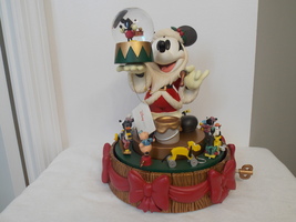 Disney Mickey Mouse Santa Workshop Snowglobe  - $245.00