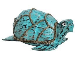 WorldBazzar Hand Carved Coconut Turtle Table Top Art Carving Sculpture Ocean Sea - $29.64