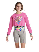 Justice Girls J-Sport Long Sleeve Active 2-Fer, NWT - $14.73