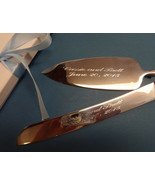 Personalized Engraving For A Wedding Cake Server Purchased From Antique ... - $18.81