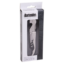 Bartender French Style Stainless Steel Waiters Corkscrew - $17.86