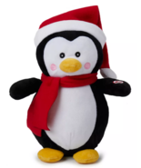 Winter Wonder 8.5&quot; Talking Penguin Toy Mimic Repeats What You Say - $23.50