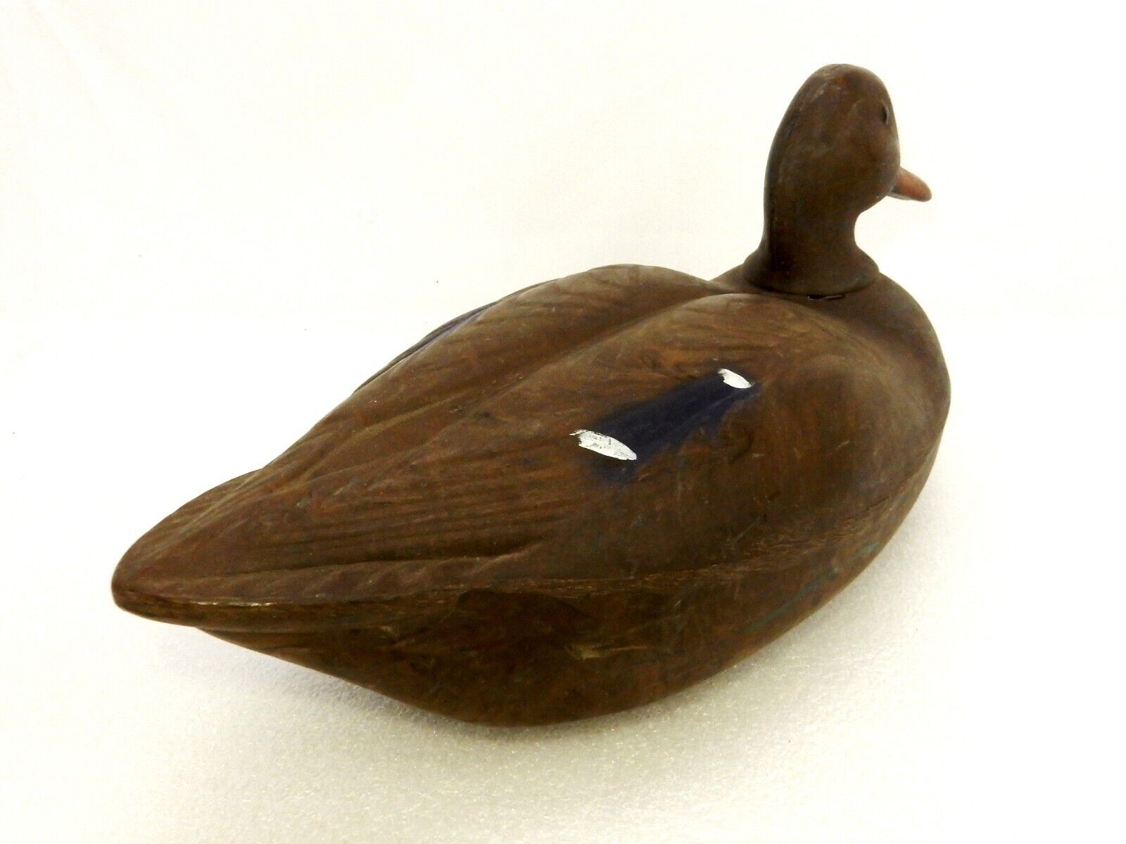 Plastic Duck Decoy, Brown Female Mallard, Anchor String, Herters
