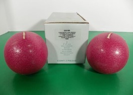 Partylite Ball Candles Christmas CINNAMON AND BAYBERRY Q32199 Unused Set... - $21.73