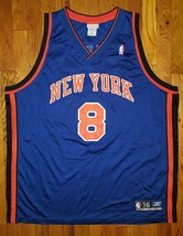 Authentic 2003 Reebok New York Knicks NYK Latrell Sprewell Road Blue Jersey 56 - $309.99