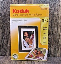 Kodak 4x6 inches Ultra Premium Photo Paper High Gloss 100 Sheets Sealed New - $13.96